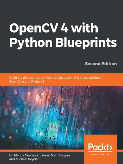 Cover image for OpenCV 4 with Python Blueprints